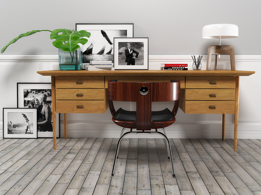 Bureau 1406 furniture set in Furniture - product preview 1
