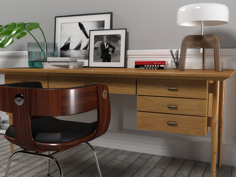 Bureau 1406 furniture set in Furniture - product preview 2