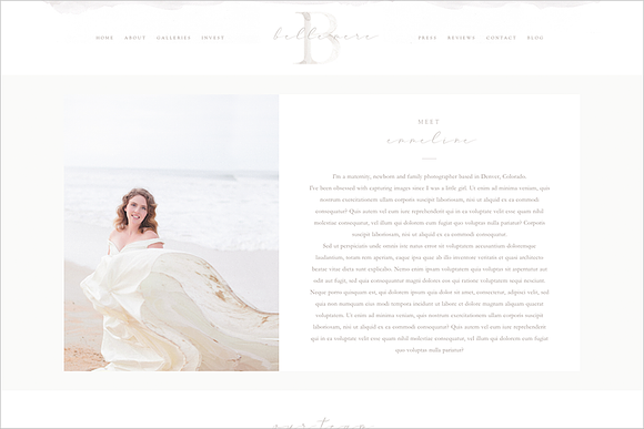 Belle Mère Prophoto 7 Template in Website Templates - product preview 9