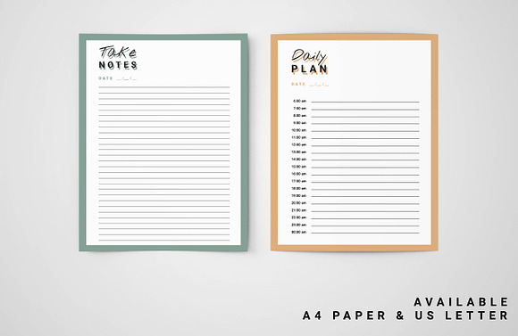Editable/Printable Planners 2018 in Stationery Templates - product preview 2