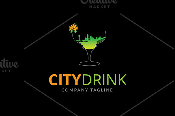 City Drink Logo in Logo Templates - product preview 1