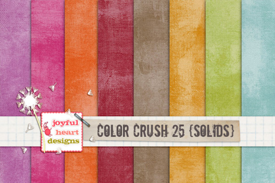Color Crush 25 {shabby solids} :) in Patterns - product preview 8