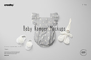Baby Romper 2 Mockup Set