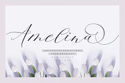 Amelina Script New Update Font Duo