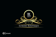 B Letter - Luxury Boutique Logo