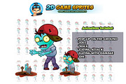 Zombie 2D Game Sprites