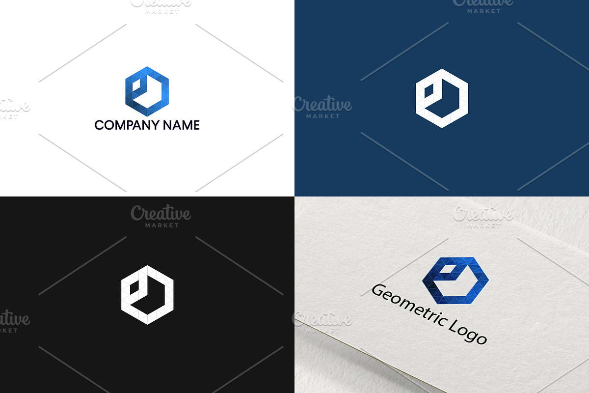 Geometric logo design in Logo Templates - product preview 8