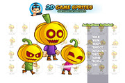 Pumpkins 2D Game Sprites