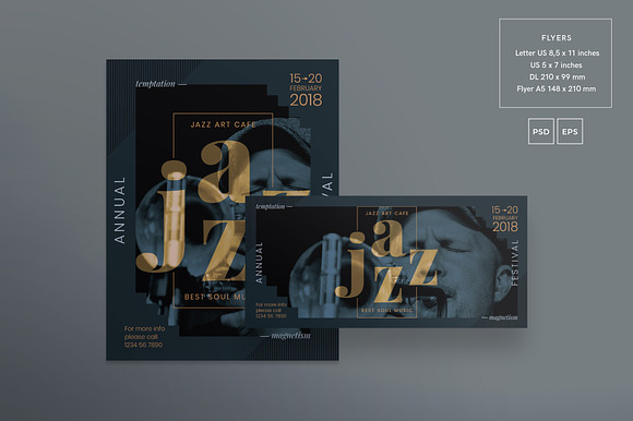 Mega Bundle | Jazz Festival in Templates - product preview 7