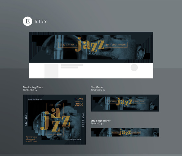 Mega Bundle | Jazz Festival in Templates - product preview 12