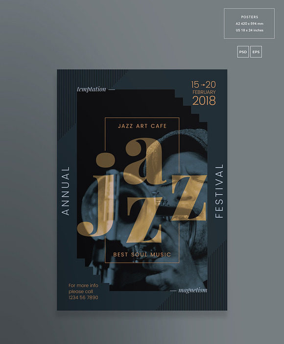 Mega Bundle | Jazz Festival in Templates - product preview 15