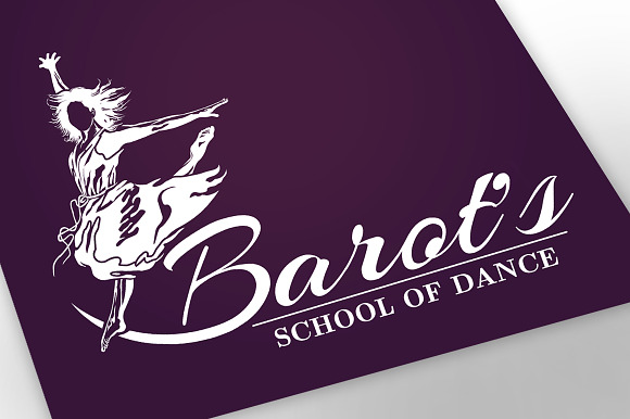 Barot's School of Dance in Logo Templates - product preview 2