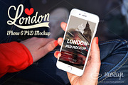 iPhone 6 Mockup in London "B"