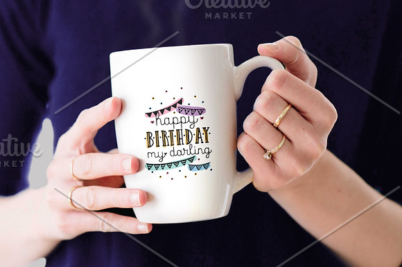 Happy birthday in Illustrations - product preview 5