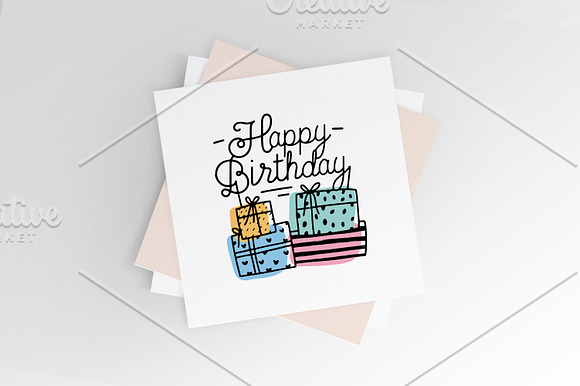 Happy birthday in Illustrations - product preview 7
