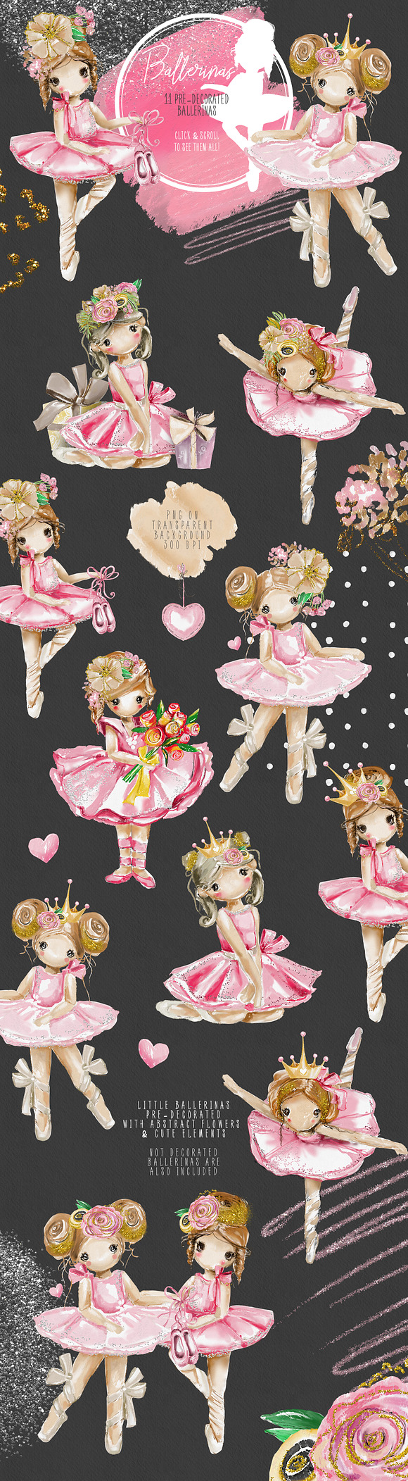My Little Ballerina in Illustrations - product preview 1