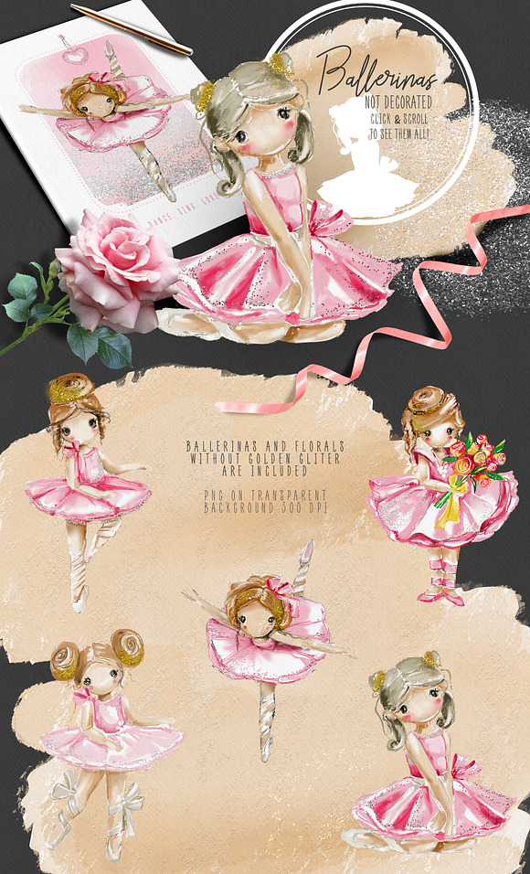 My Little Ballerina in Illustrations - product preview 2