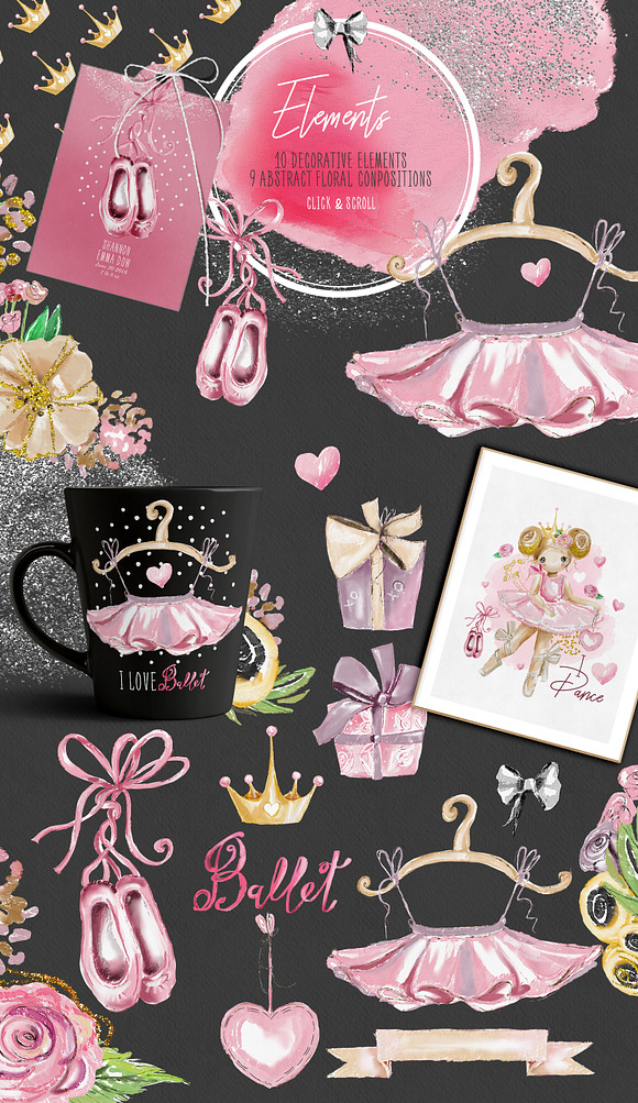 My Little Ballerina in Illustrations - product preview 3