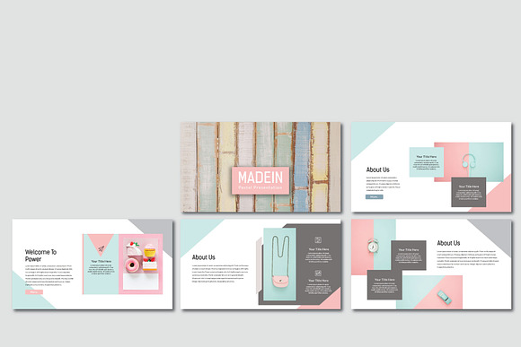 Madein Pastel Keynote in Keynote Templates - product preview 1