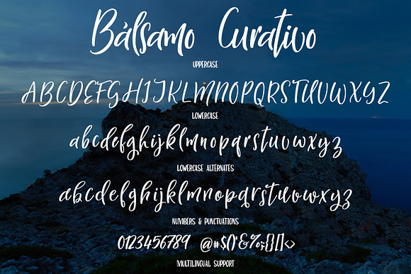Bálsamo Curativo - Font Dou in Script Fonts - product preview 6
