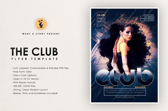 The Club in Flyer Templates - product preview 1