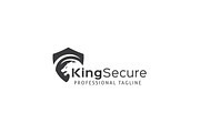 King Secure Logo Template