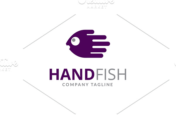 Hand Fish Logo