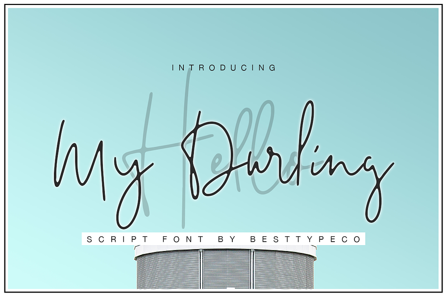 Hello My Durling in Script Fonts - product preview 8