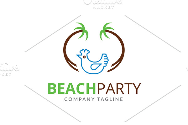 Beach Party Logo