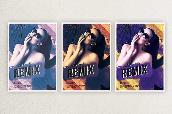 Remix Night  in Flyer Templates - product preview 2
