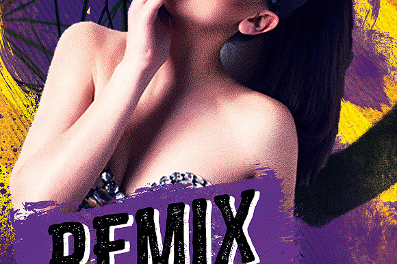 Remix Night  in Flyer Templates - product preview 3