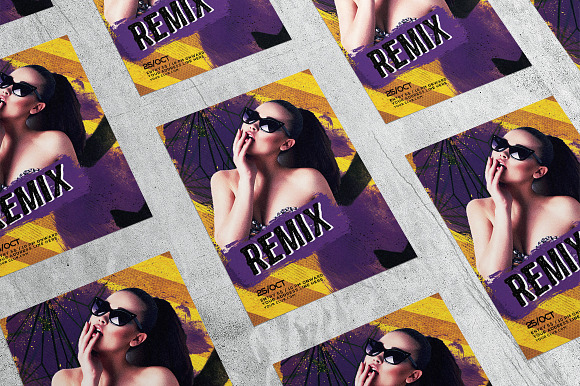 Remix Night  in Flyer Templates - product preview 4