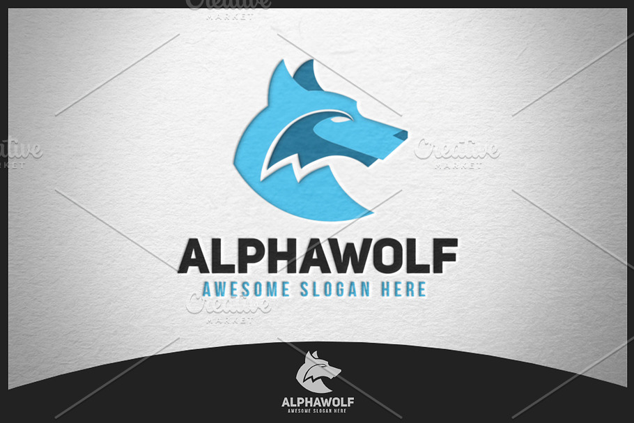 Alphawolf Logo 2 in Logo Templates - product preview 8