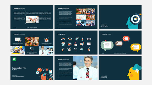 Business Template - Think in PowerPoint Templates - product preview 2