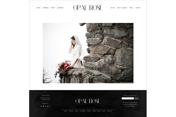Opal Rose ProPhoto 6 Template in Website Templates - product preview 5
