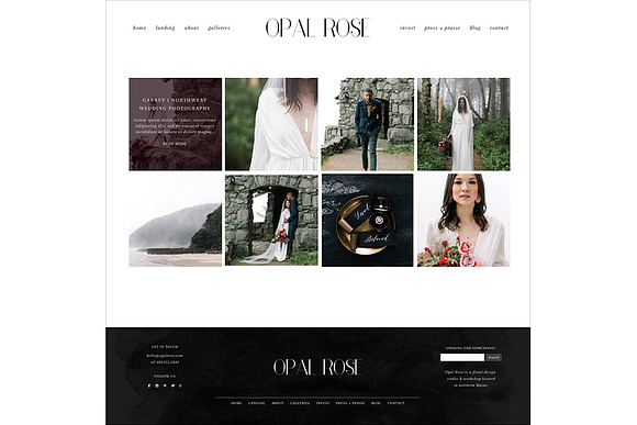 Opal Rose ProPhoto 6 Template in Website Templates - product preview 10
