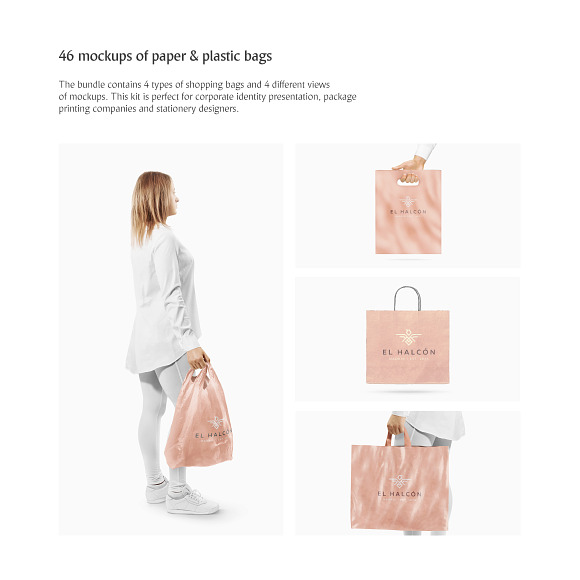 Shopping Bags Mockups Bundle in Product Mockups - product preview 1