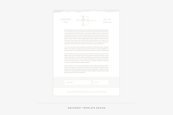 Belle Mere Welcome Packet in Stationery Templates - product preview 3