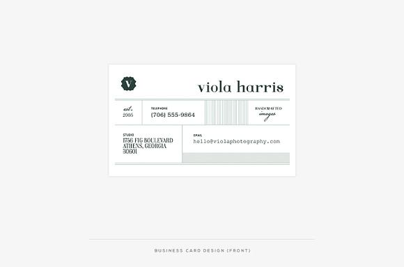 Viola II Welcome Packet in Stationery Templates - product preview 4