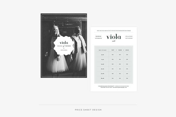 Viola II Welcome Packet in Stationery Templates - product preview 9