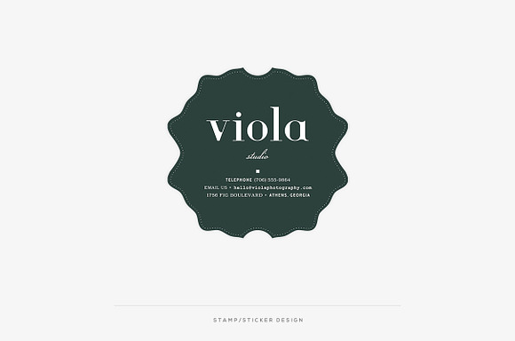 Viola II Welcome Packet in Stationery Templates - product preview 10