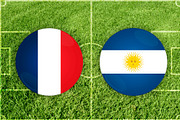 France vs Argentina football match