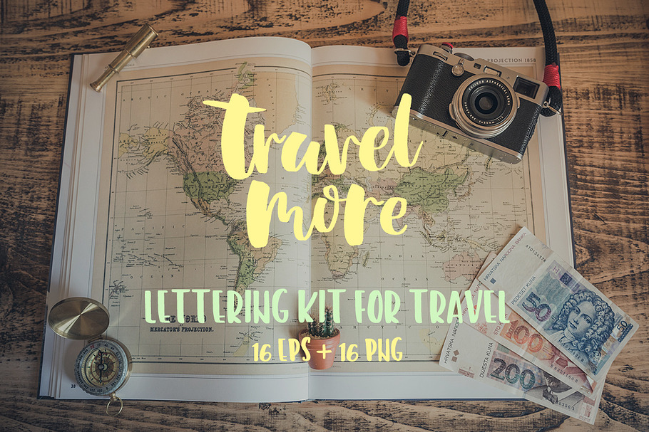 Lettering kit for Travel
