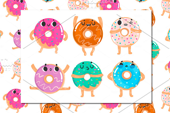 Donuts in Illustrations - product preview 1