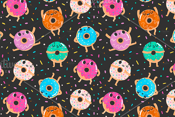 Donuts in Illustrations - product preview 3