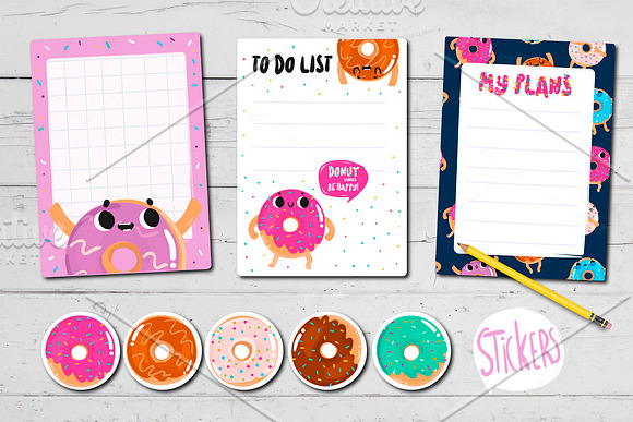Donuts in Illustrations - product preview 4