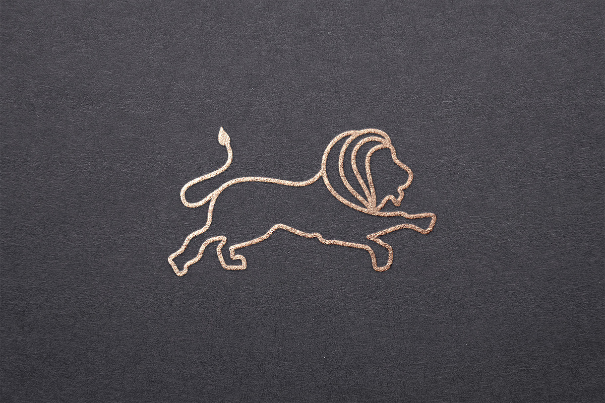 Outline Lion Logo in Logo Templates - product preview 8