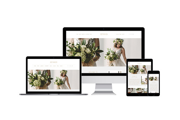 Botanica II ProPhoto 7 Collection in Website Templates - product preview 1
