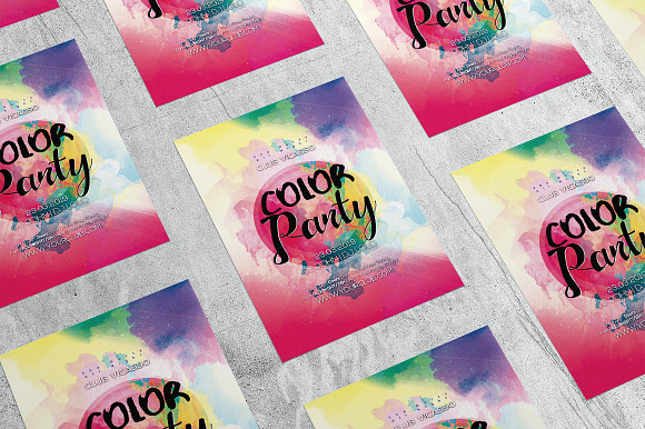 Color Party 3 in Flyer Templates - product preview 4