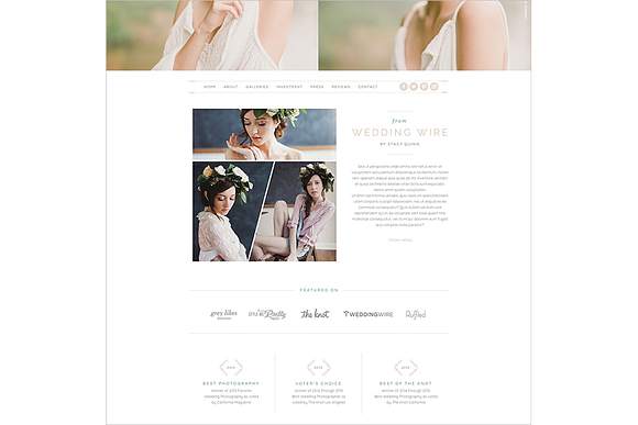 Twig & Pine II ProPhoto 7 Template in Website Templates - product preview 4